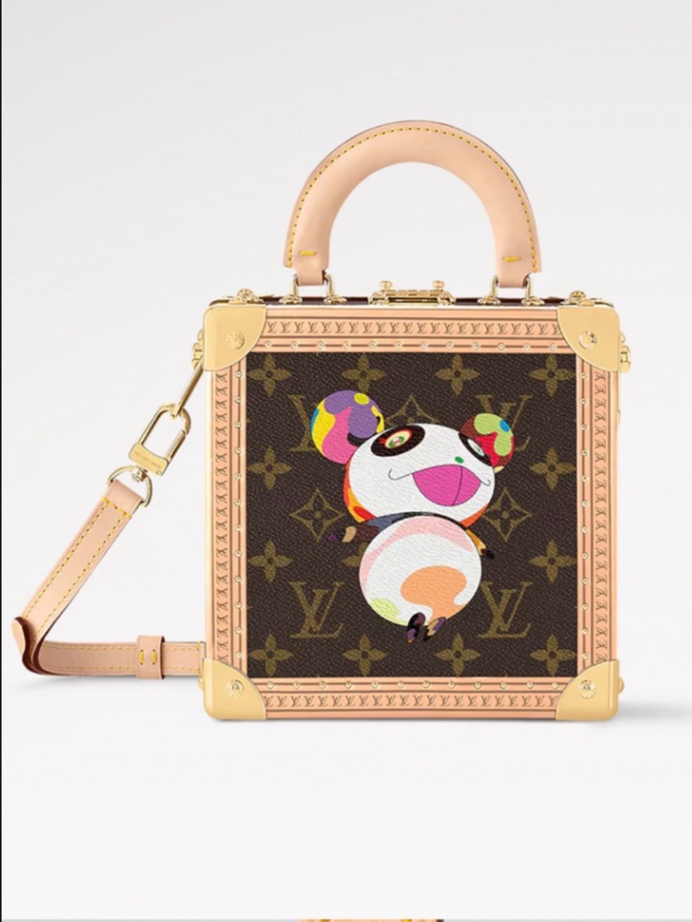 Louis Vuitton x Murakami PANDA TRUNK Handbag! LIMITED EDITION! M13127